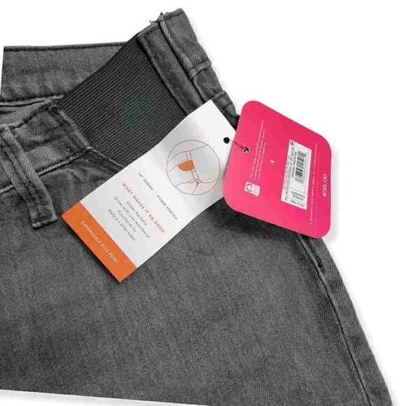 Isabel Maternity Black Boyfriend Jeans Size 4 - Picture 4 of 4